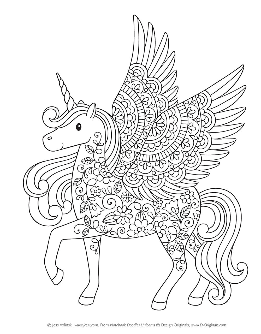 Notebook Doodles Unicorns - Fox Chapel Publishing Co.