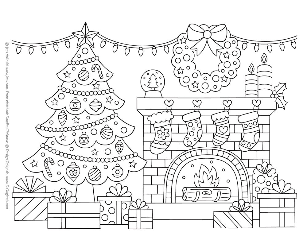 Notebook Doodles Christmas - Fox Chapel Publishing Co.