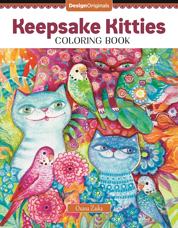 Keepsake Kitties Coloring Book - Fox Chapel Publishing Co.