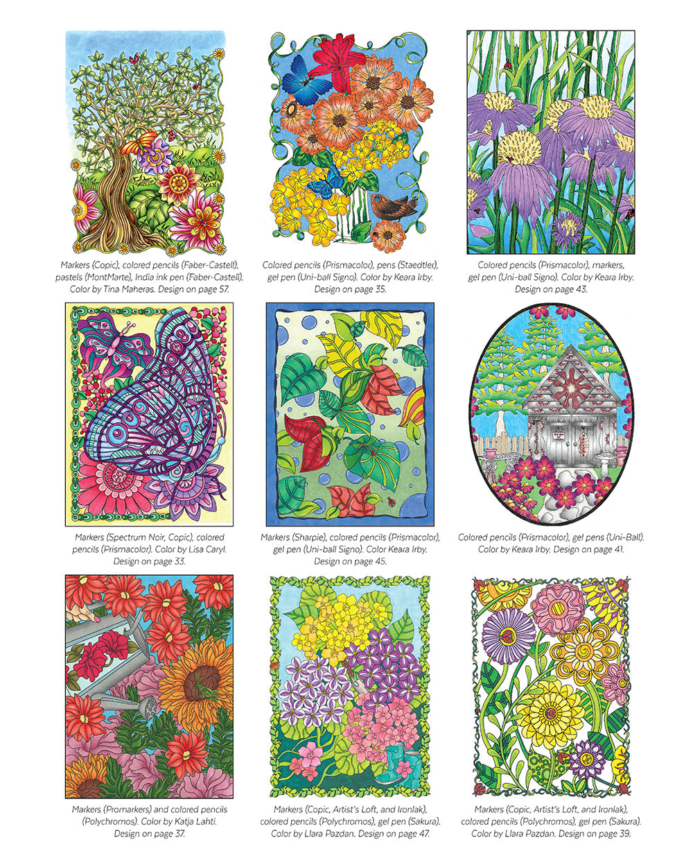 Country Garden Coloring Book - Fox Chapel Publishing Co.