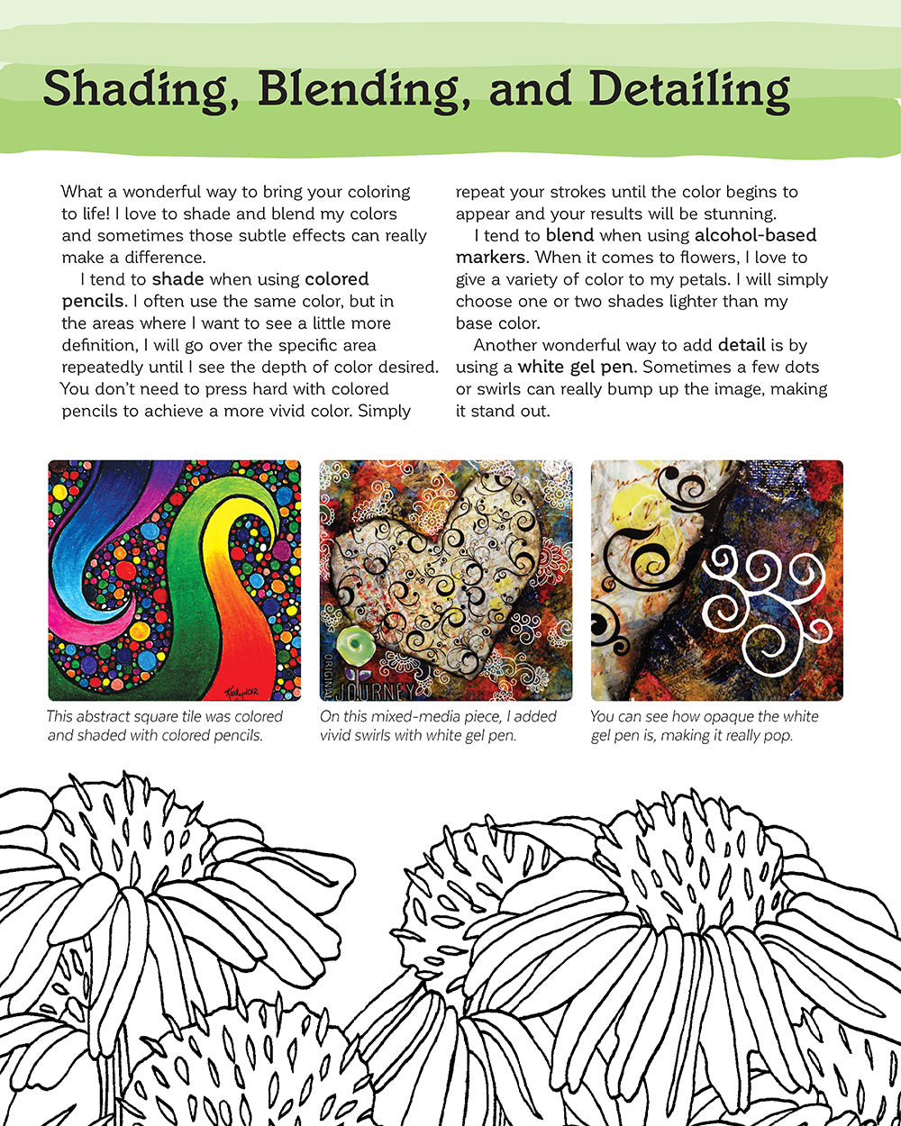 Country Garden Coloring Book - Fox Chapel Publishing Co.