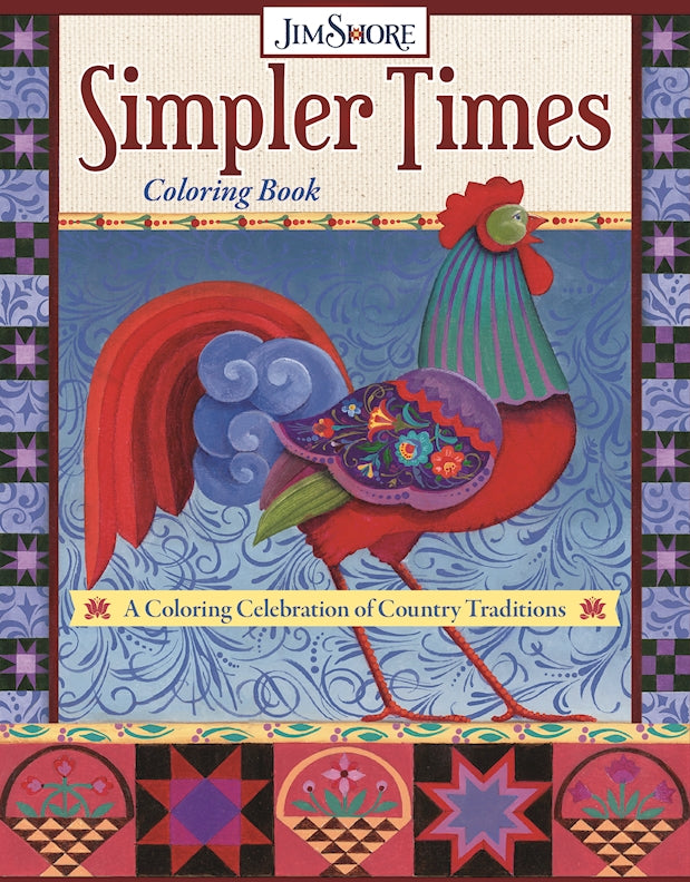 Simpler Times Coloring Book