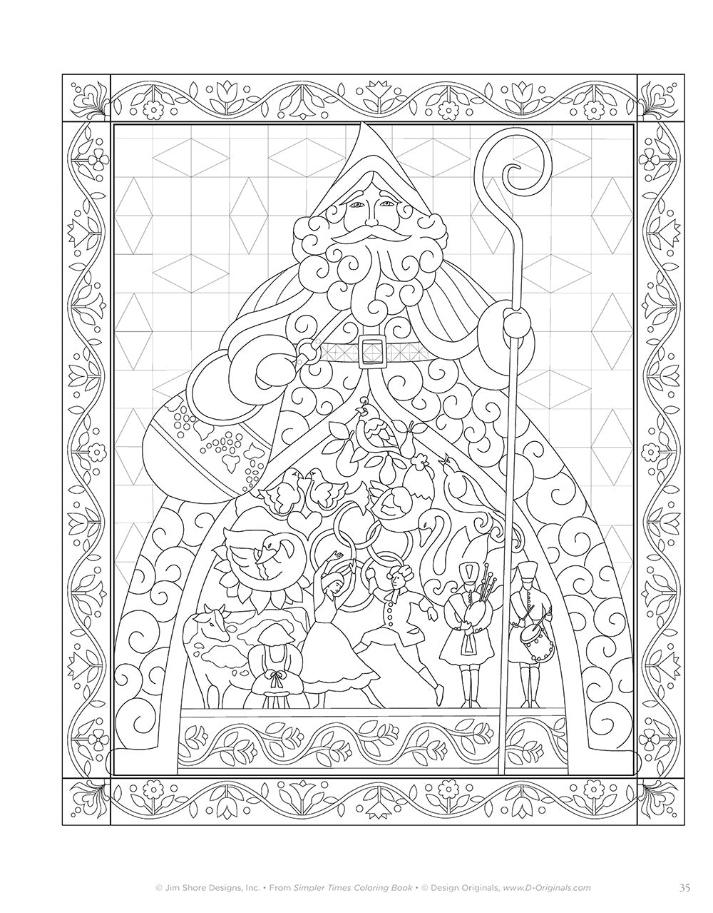 Simpler Times Coloring Book - Fox Chapel Publishing Co.