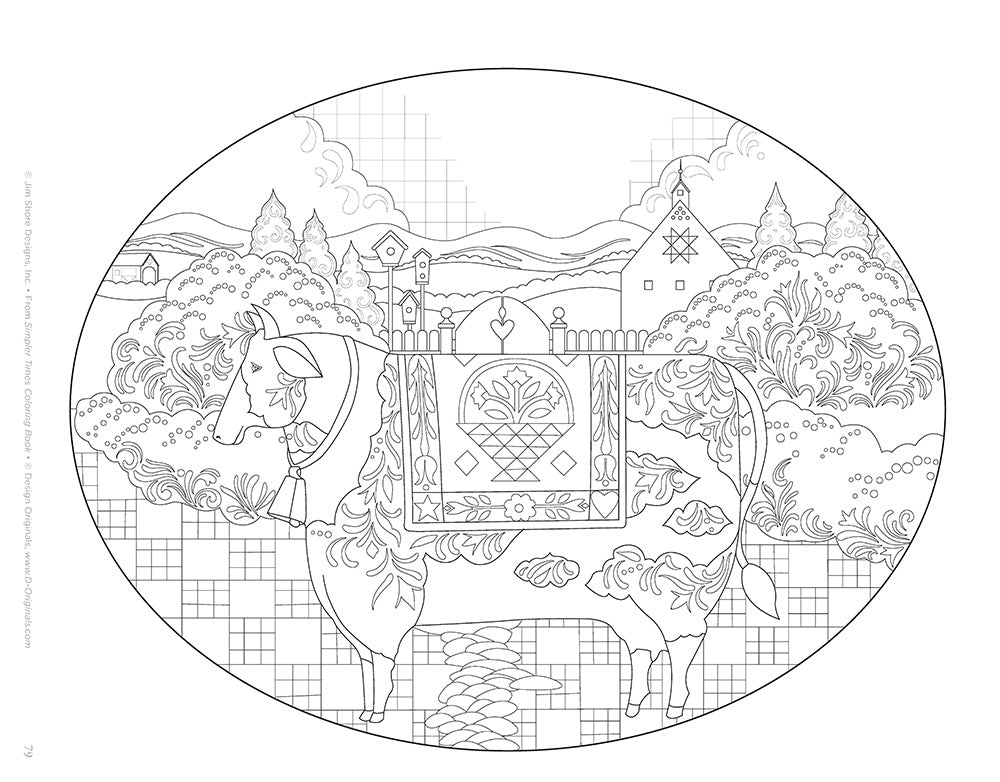 Simpler Times Coloring Book - Fox Chapel Publishing Co.