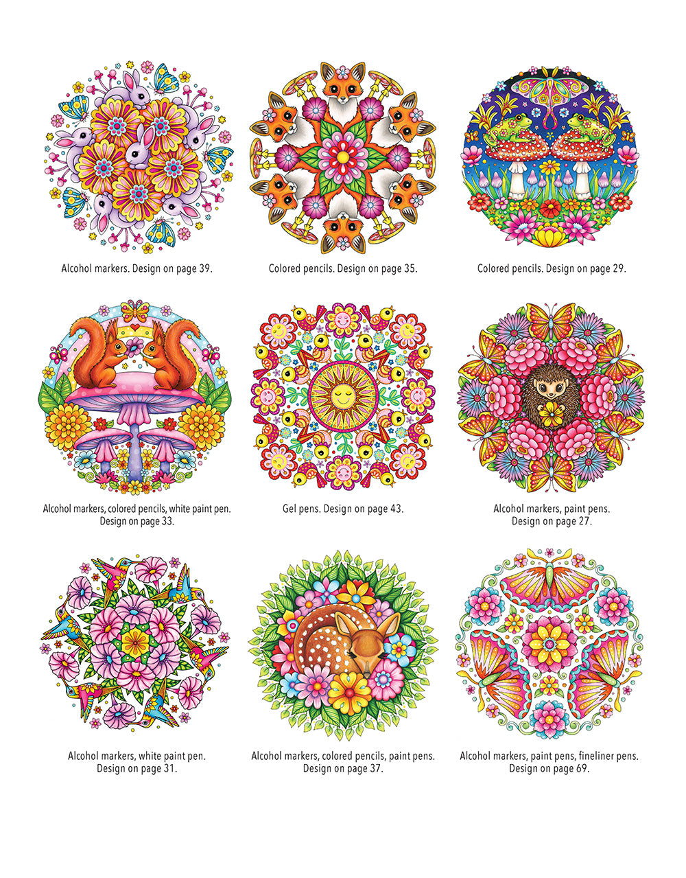 Woodland Mandalas Coloring Book - Fox Chapel Publishing Co.