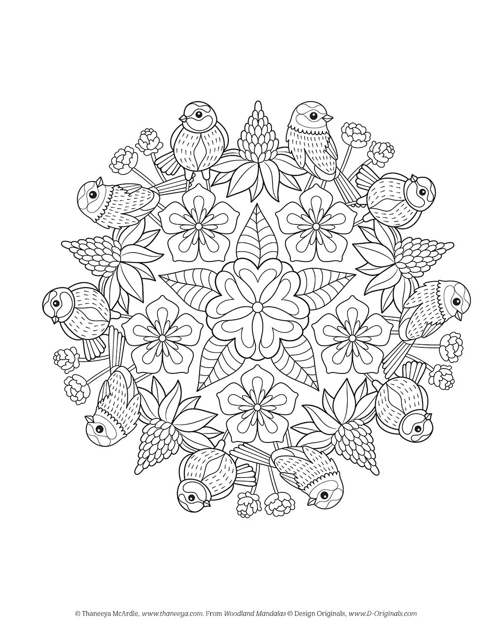 Woodland Mandalas Coloring Book - Fox Chapel Publishing Co.