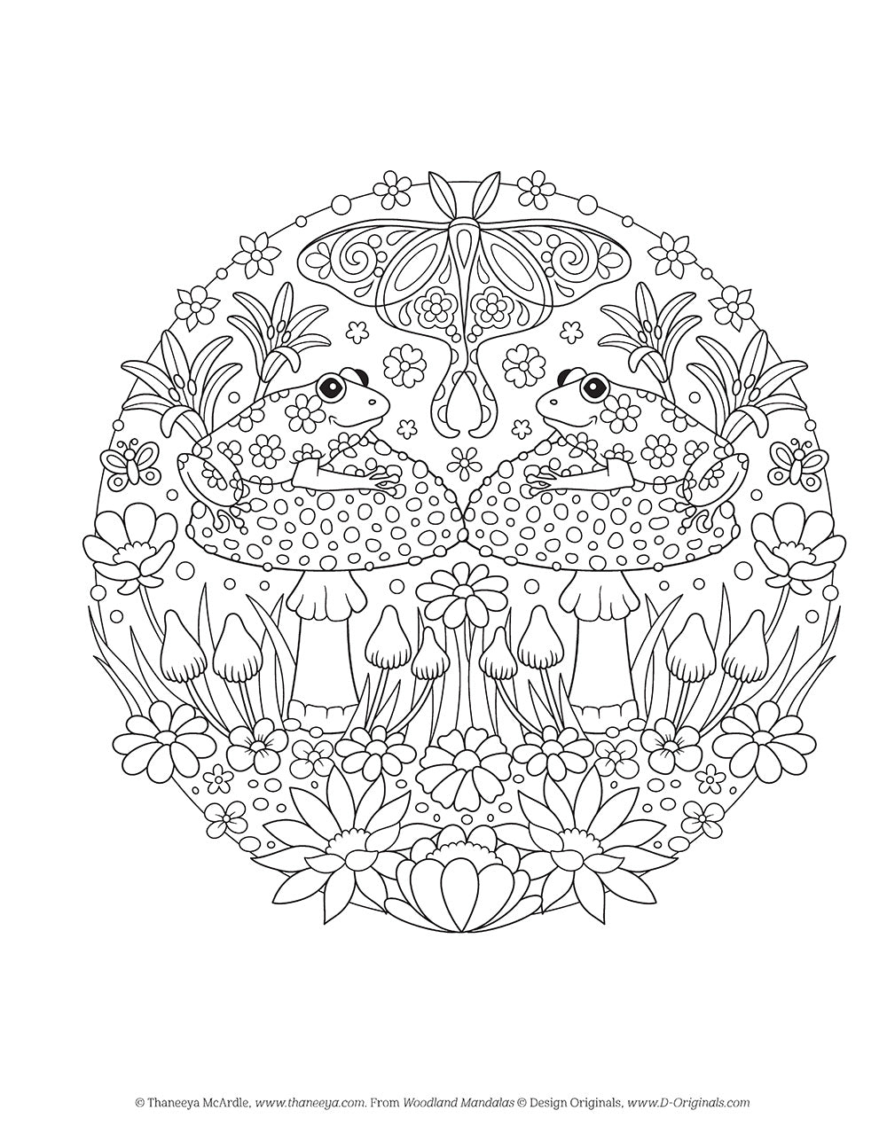 Woodland Mandalas Coloring Book - Fox Chapel Publishing Co.