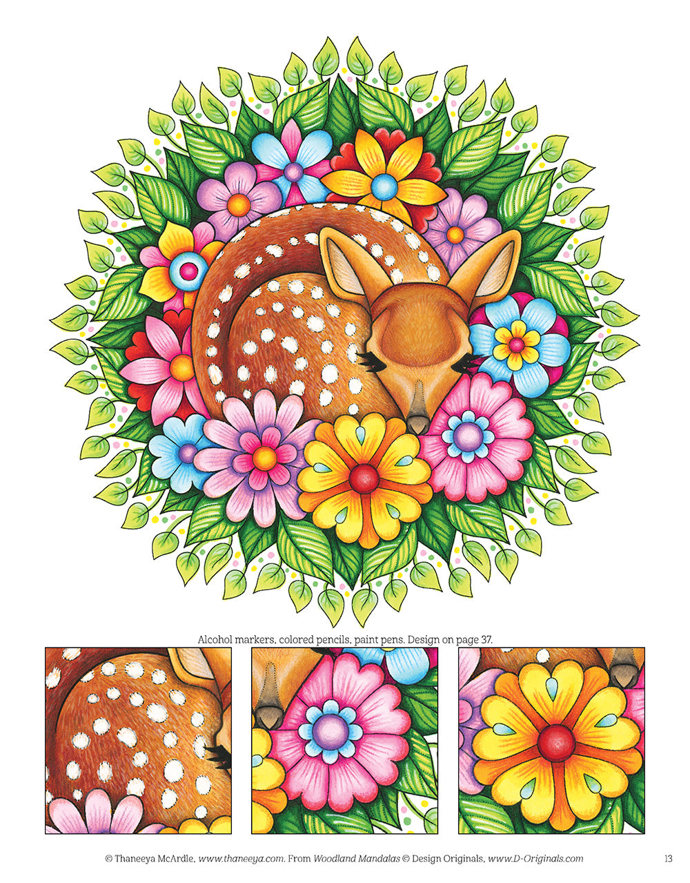 Woodland Mandalas Coloring Book - Fox Chapel Publishing Co.