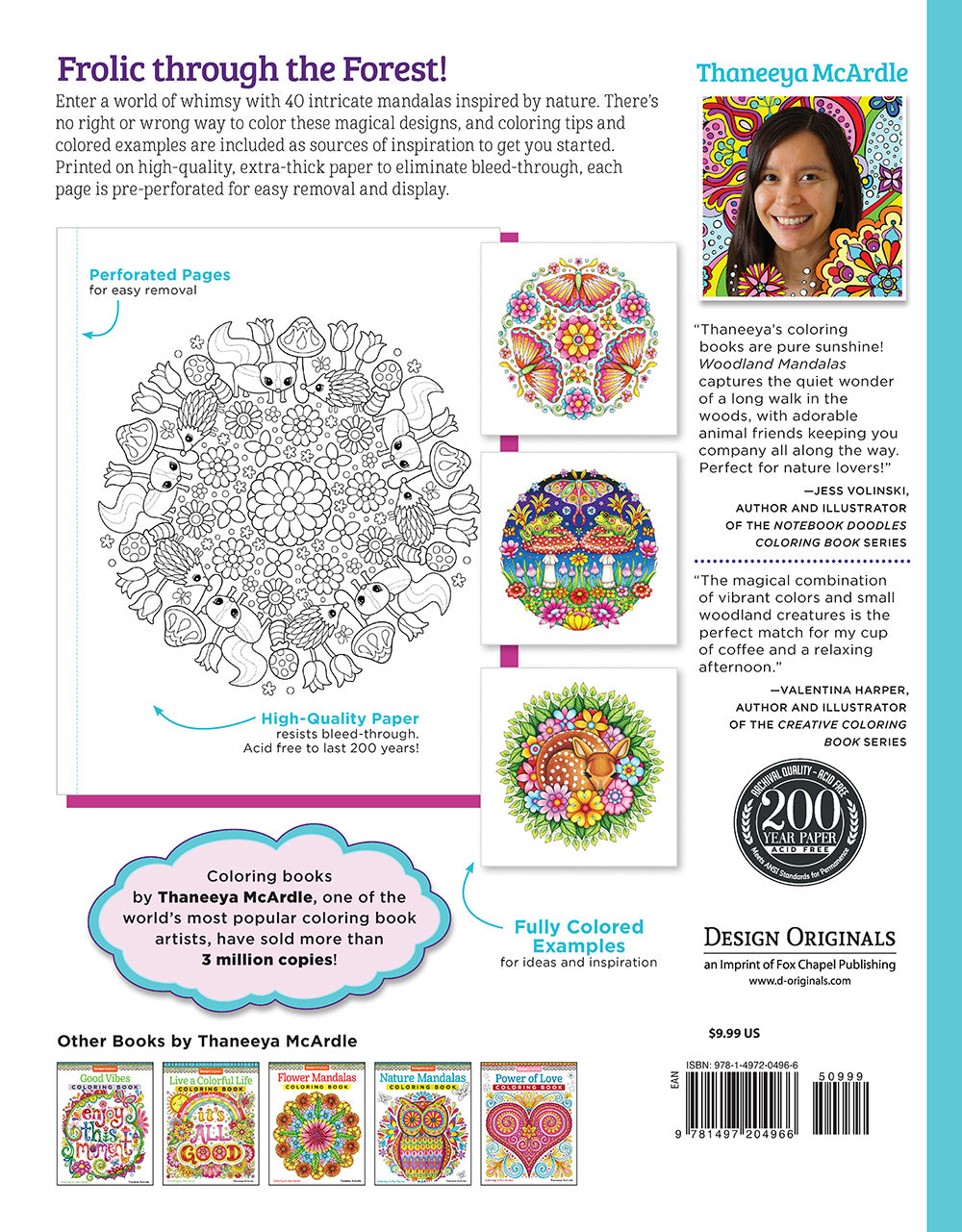Woodland Mandalas Coloring Book - Fox Chapel Publishing Co.