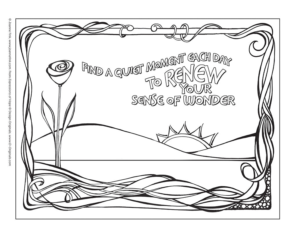 Expressions of Hope Coloring Book