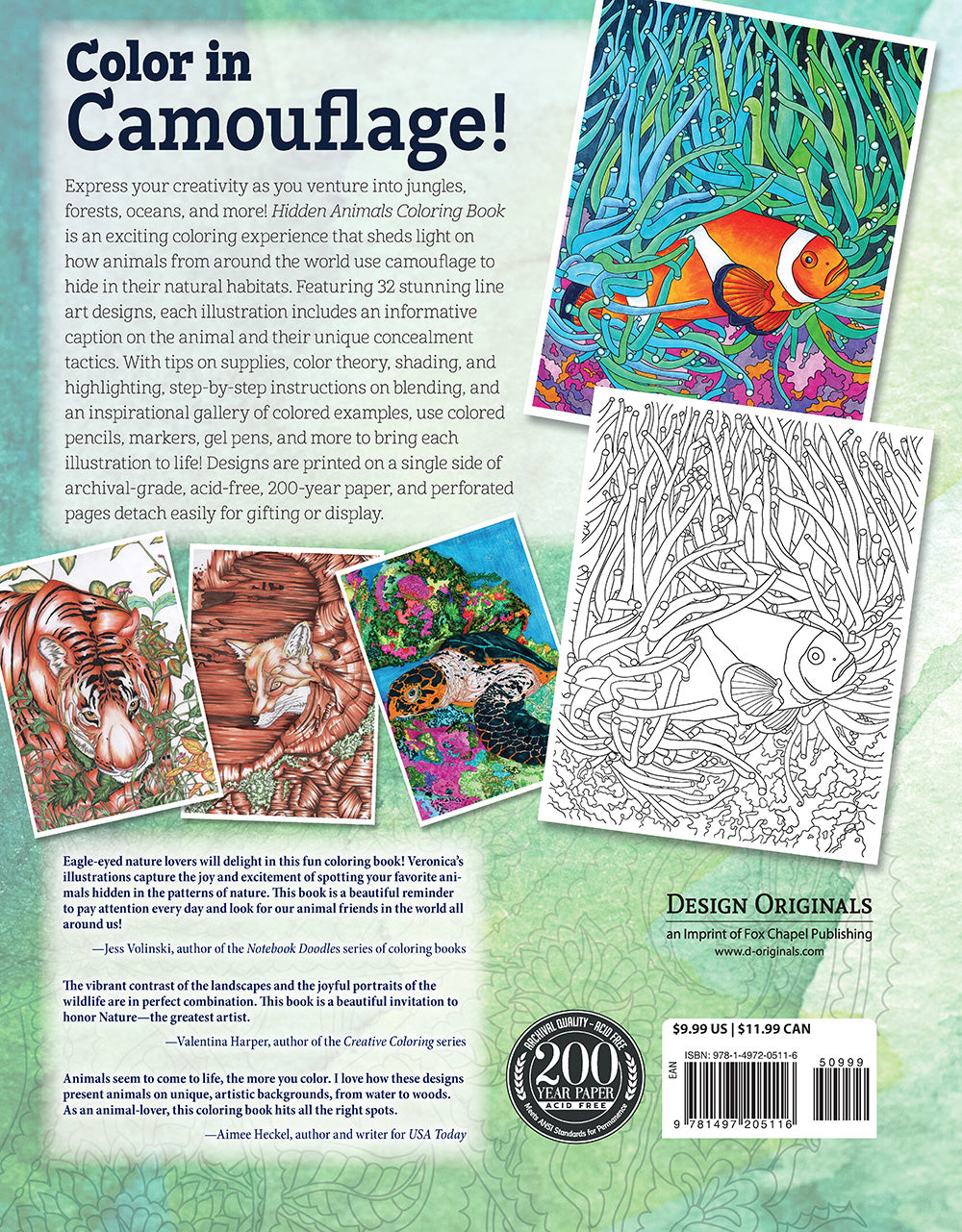 Hidden Animals Coloring Book - Fox Chapel Publishing Co.