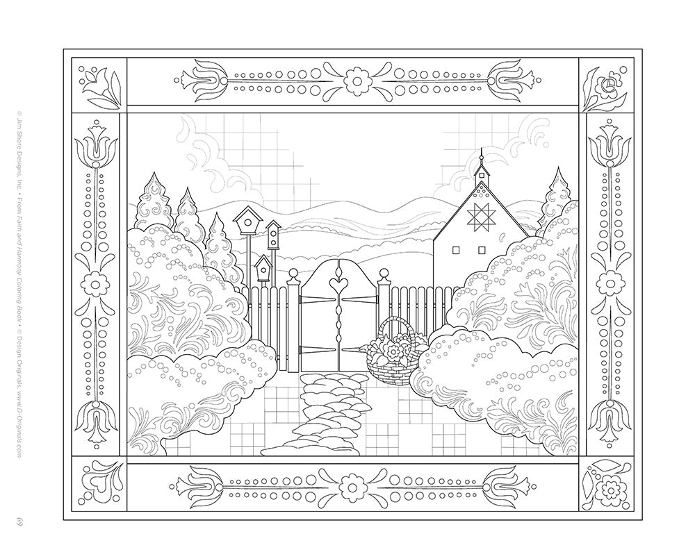 Faith and Harmony Coloring Book - Fox Chapel Publishing Co.