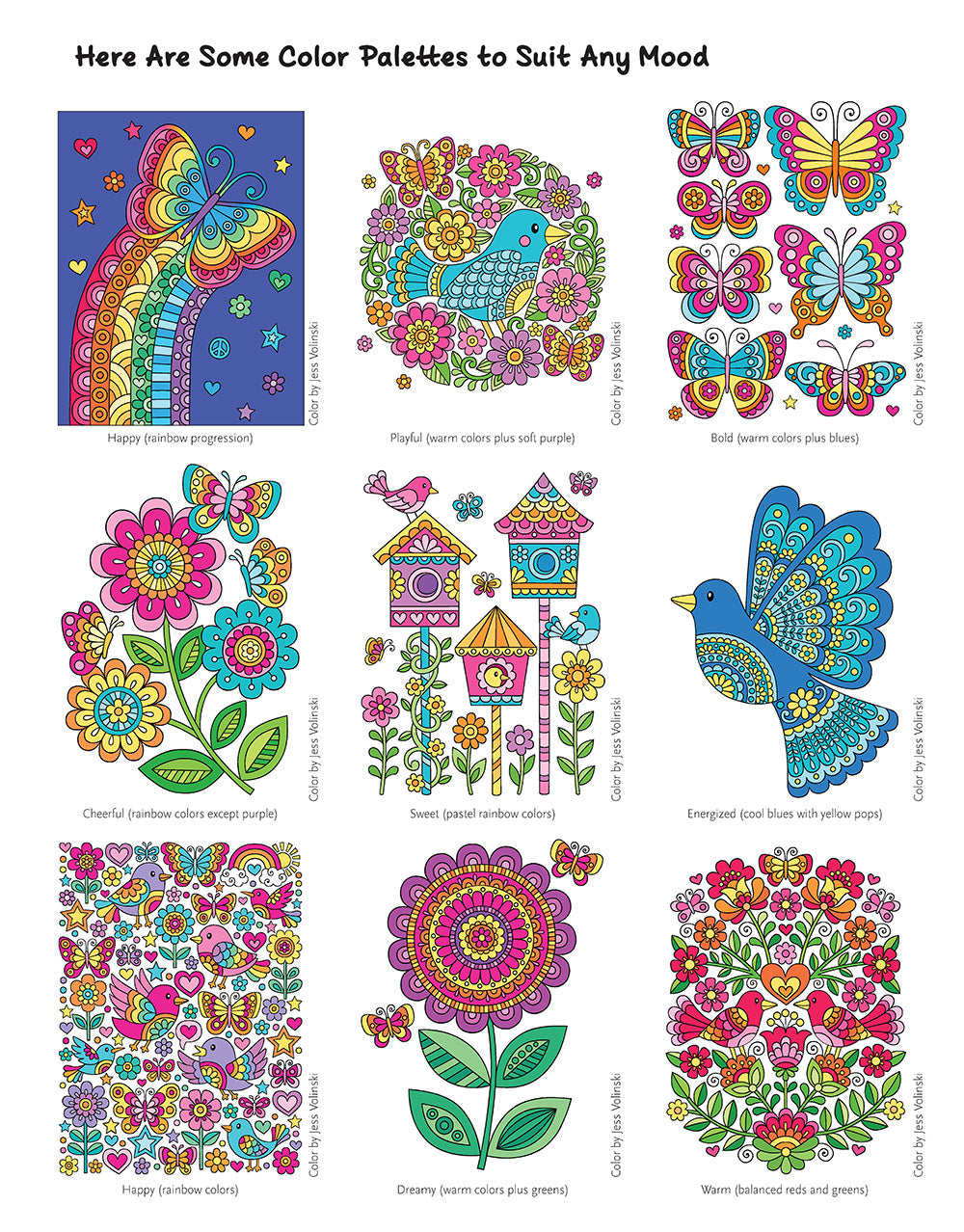 Notebook Doodles Birds, Blooms & Butterflies - Fox Chapel Publishing Co.