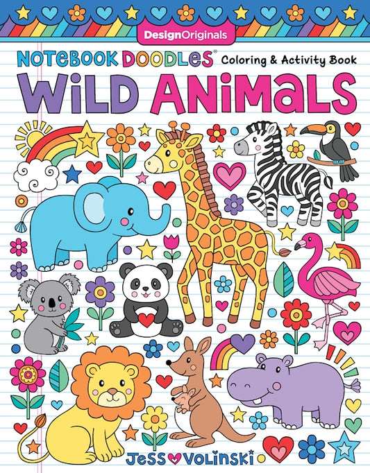 Notebook Doodles Wild Animals - Fox Chapel Publishing Co.