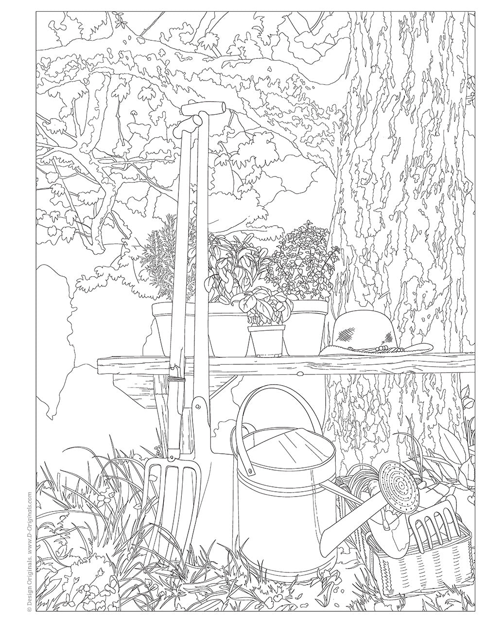 Country Days Coloring Book - Fox Chapel Publishing Co.