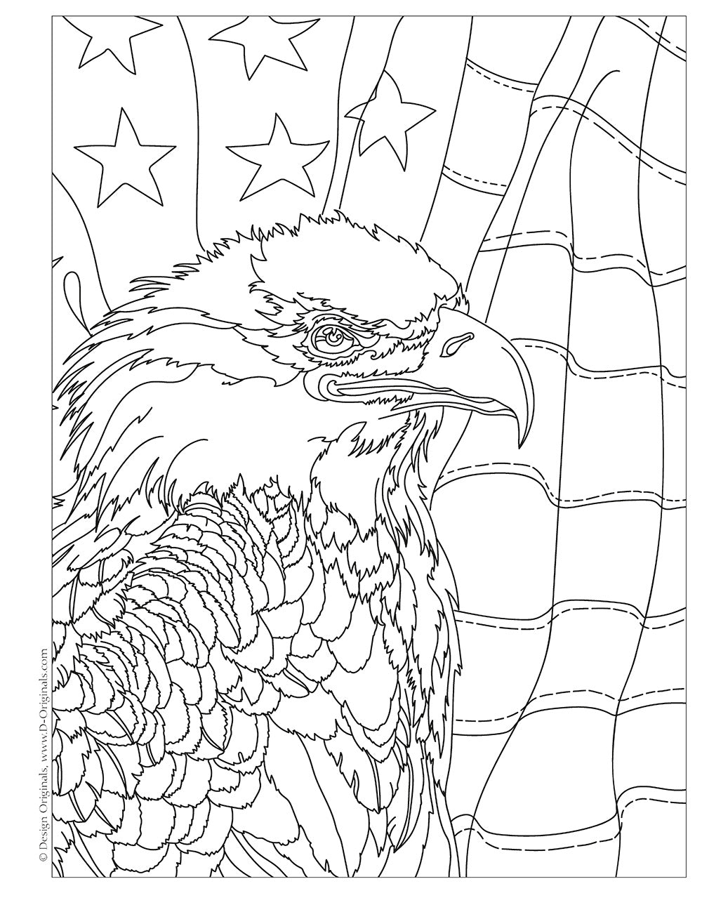 America the Beautiful Coloring Book