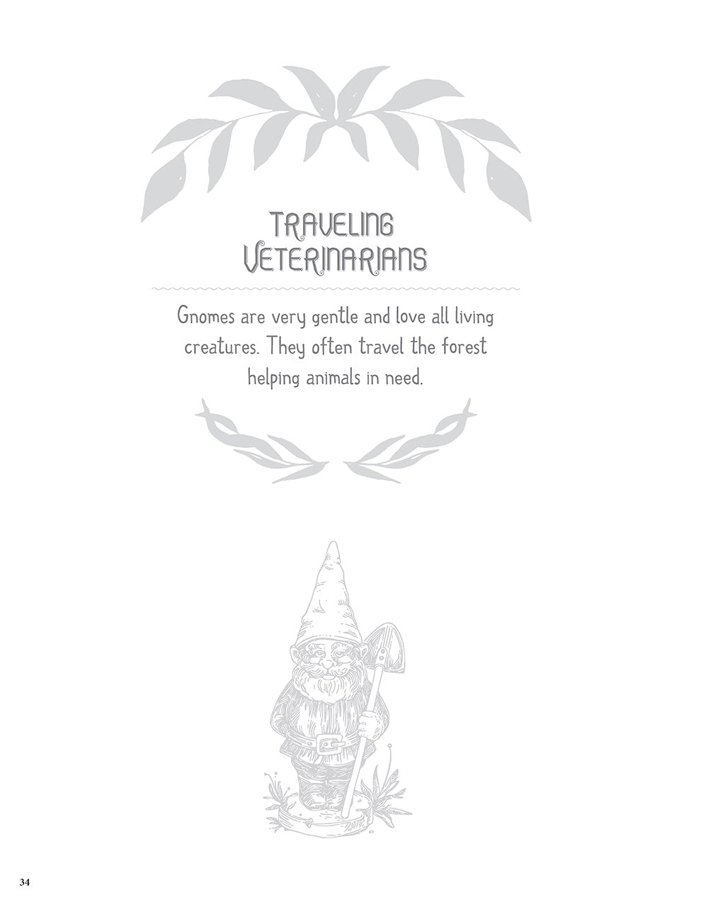 Garden Gnomes Coloring Book - Fox Chapel Publishing Co.