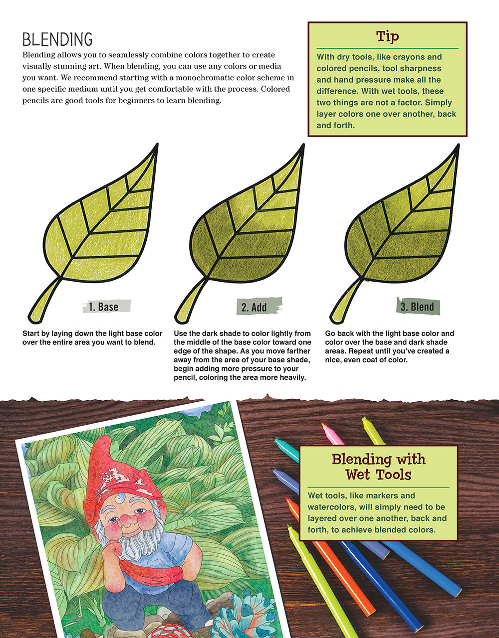 Garden Gnomes Coloring Book