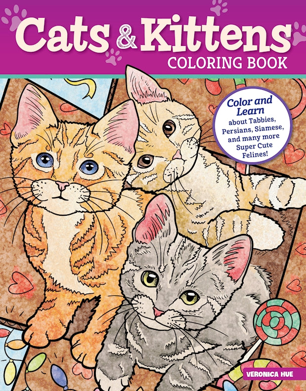 Cats & Kittens Coloring Book - Fox Chapel Publishing Co.