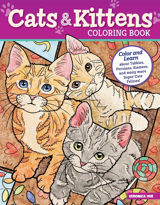 Cats & Kittens Coloring Book - Fox Chapel Publishing Co.