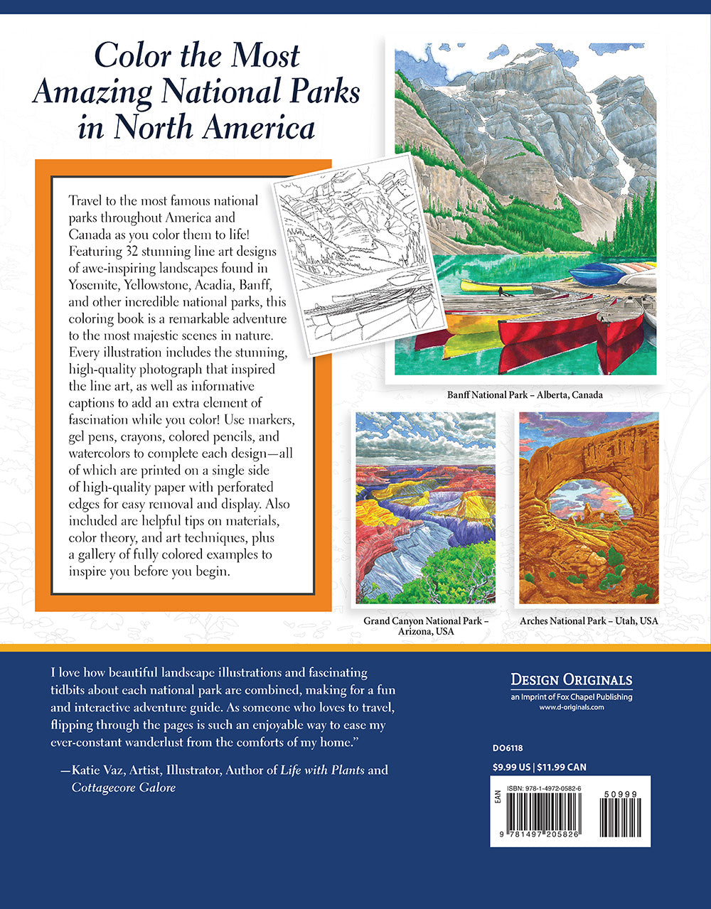 National Parks Coloring Book - Fox Chapel Publishing Co.
