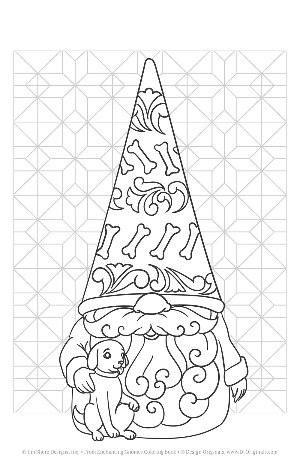 Jim Shore Enchanting Gnomes Coloring Book - Fox Chapel Publishing Co.