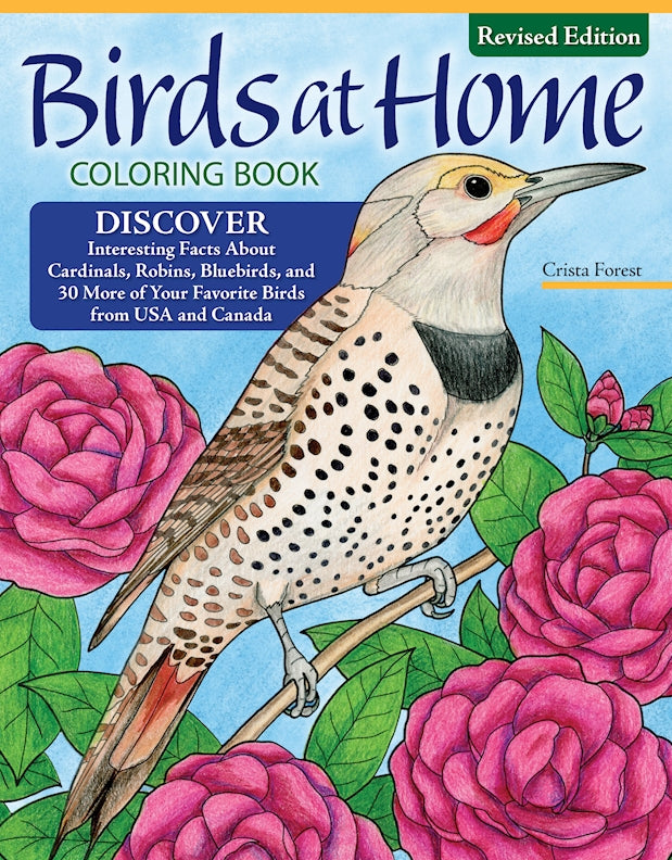 Birds at Home Coloring Book (Revised Edition) - Fox Chapel Publishing Co.