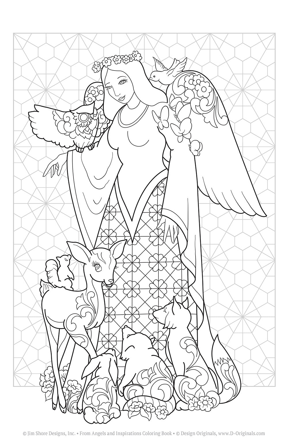 Jim Shore Angels and Inspirations Coloring Book - Fox Chapel Publishing Co.