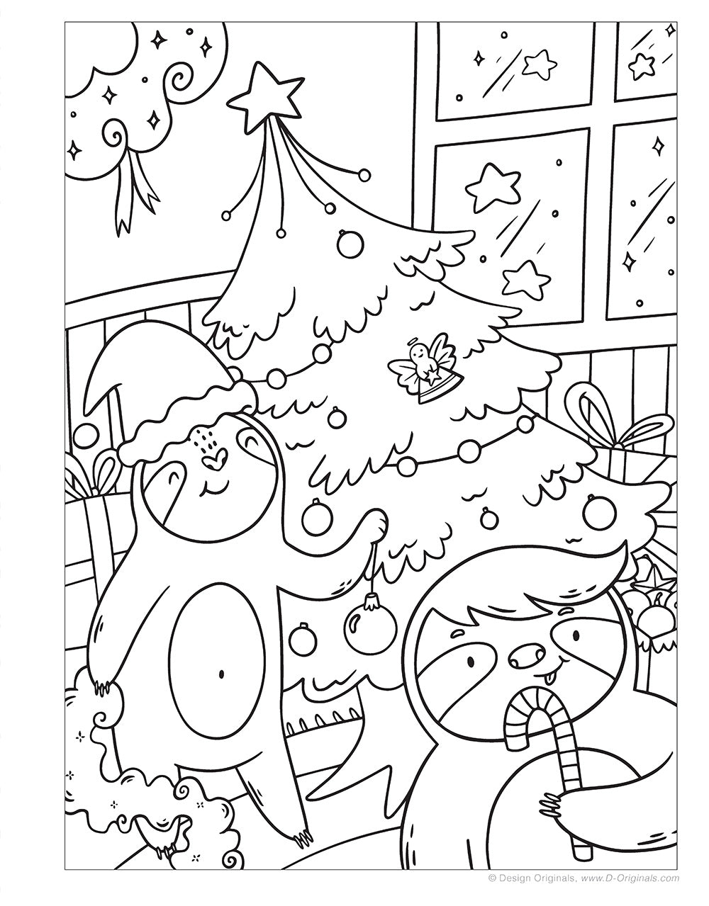 Sloths Coloring Book - Fox Chapel Publishing Co.