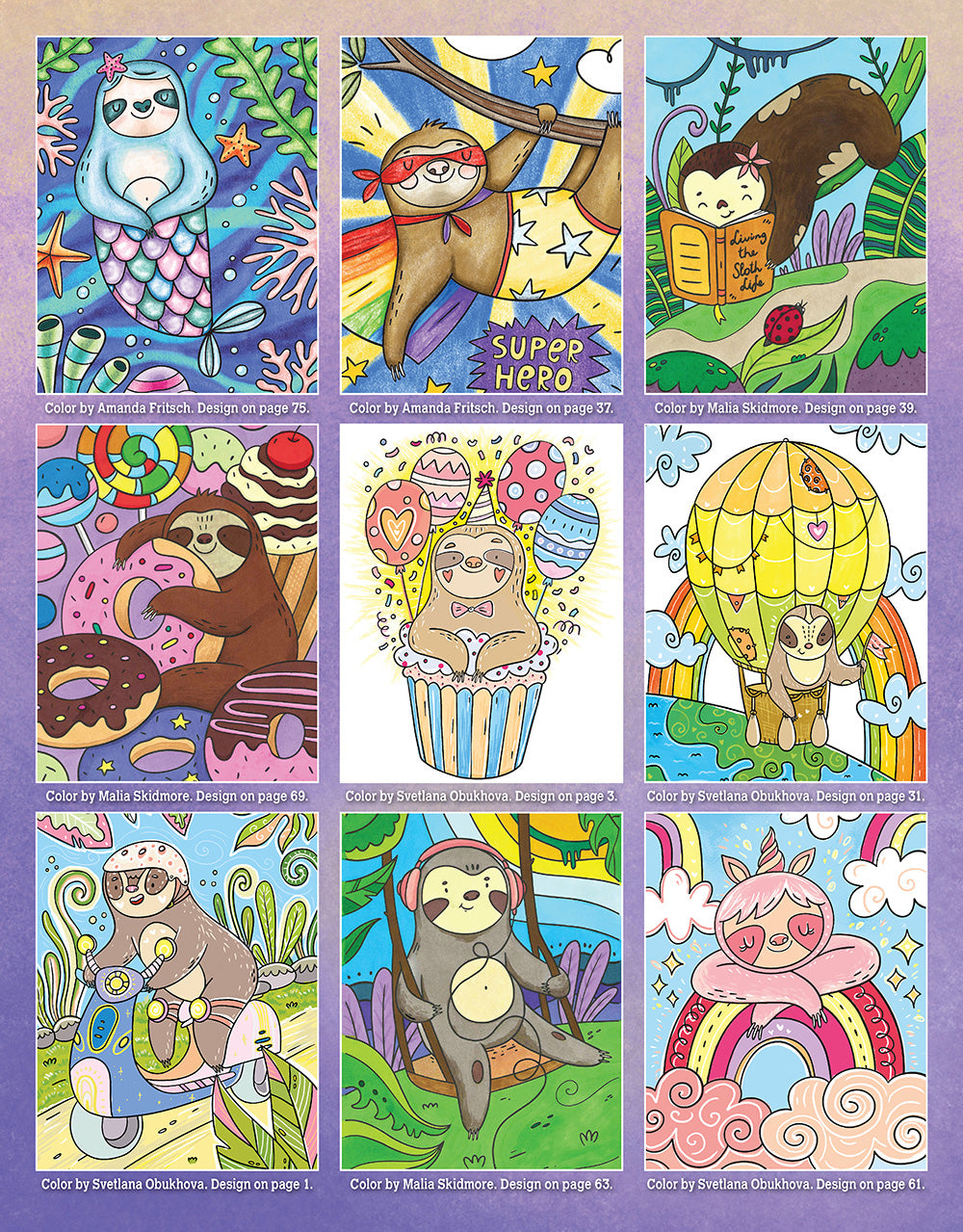 Sloths Coloring Book - Fox Chapel Publishing Co.