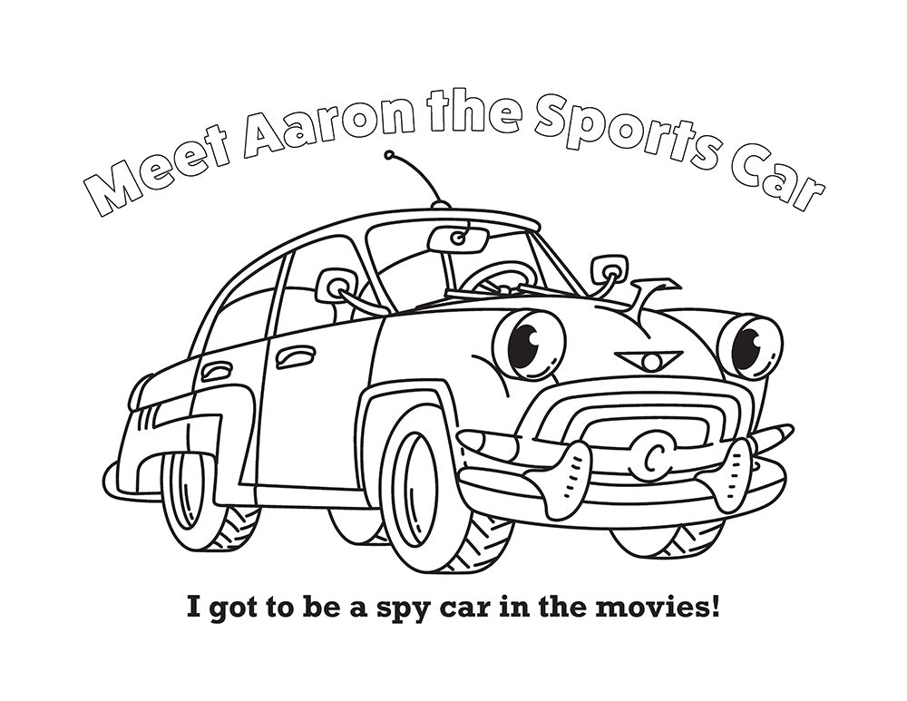 Super Cool Trucks, Tractors, and Cars Coloring Book - Fox Chapel Publishing Co.