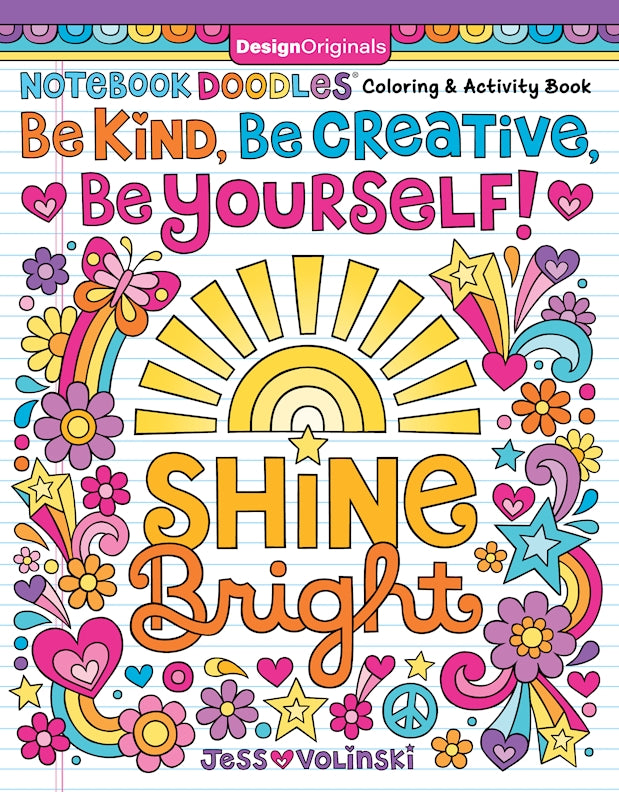 Notebook Doodles Be Kind, Be Creative, Be Yourself! - Fox Chapel Publishing Co.