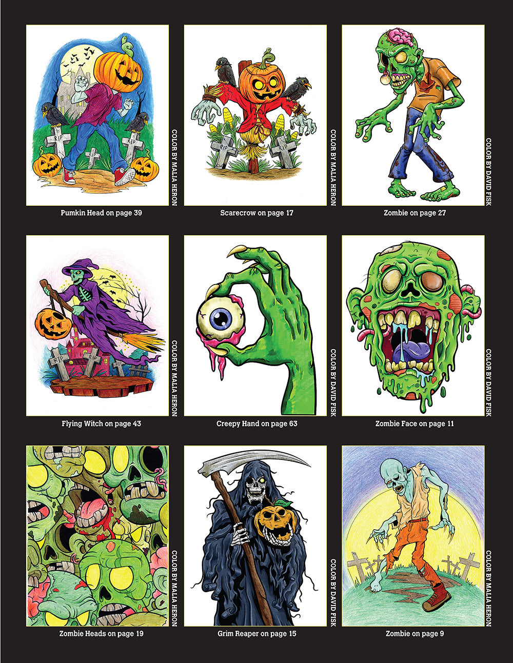 Creepy Things That Go Bump in the Night Coloring Book - Fox Chapel Publishing Co.