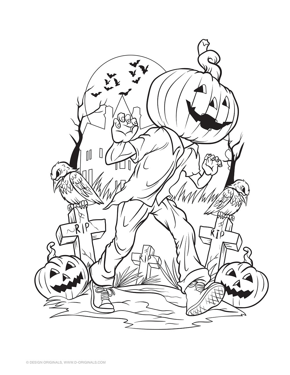 Creepy Things That Go Bump in the Night Coloring Book - Fox Chapel Publishing Co.