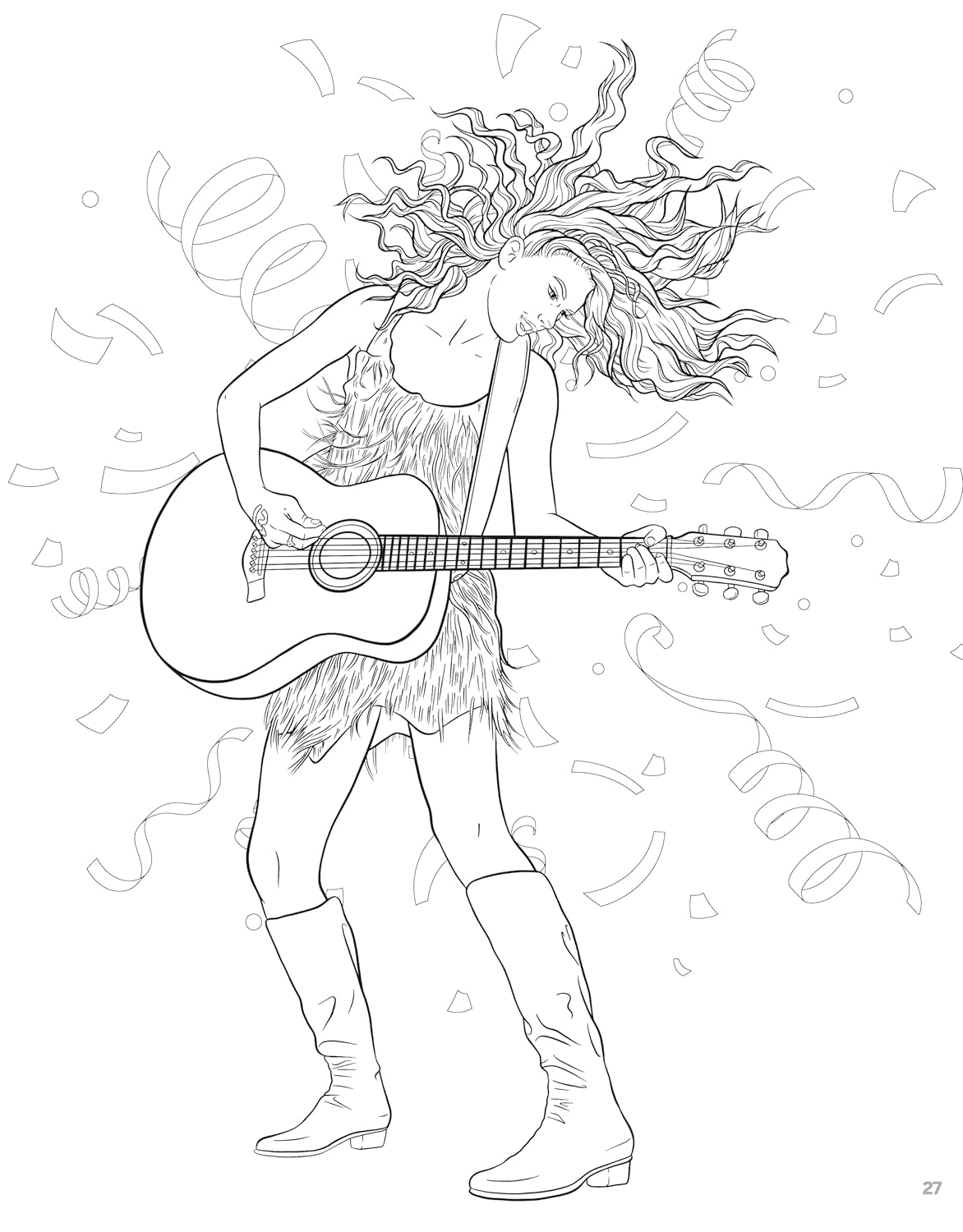 SUPER FAN-tastic Taylor Swift Coloring & Activity Book - Fox Chapel Publishing Co.
