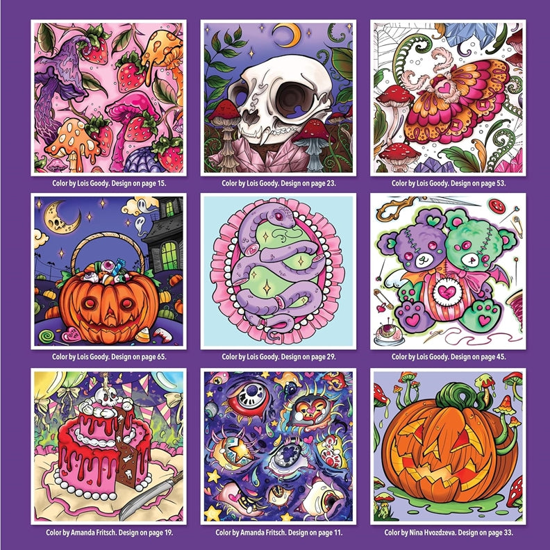 Creepy Curiosities Coloring Book