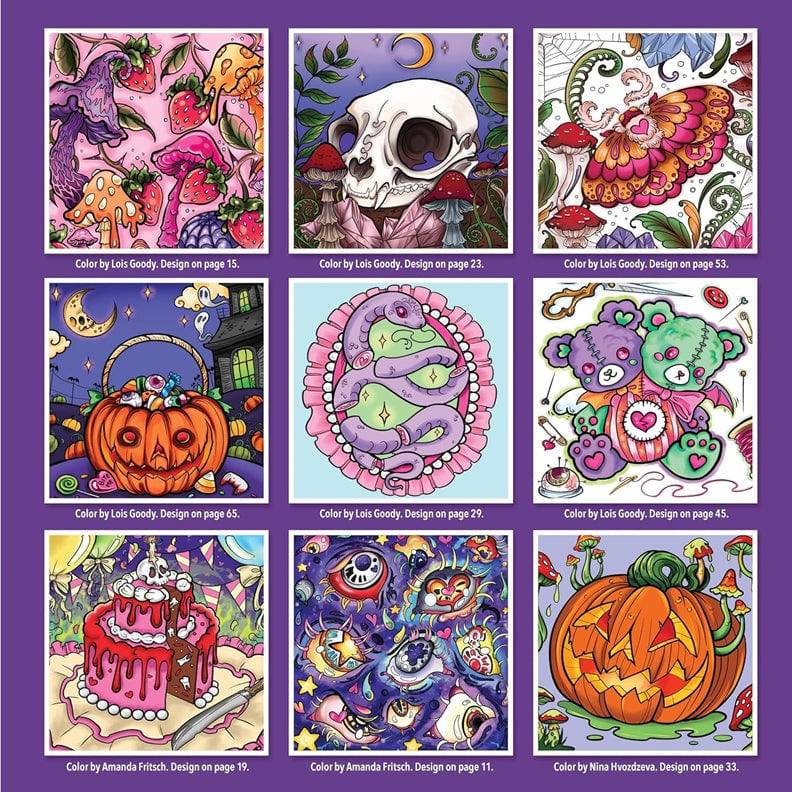 Creepy Curiosities Coloring Book