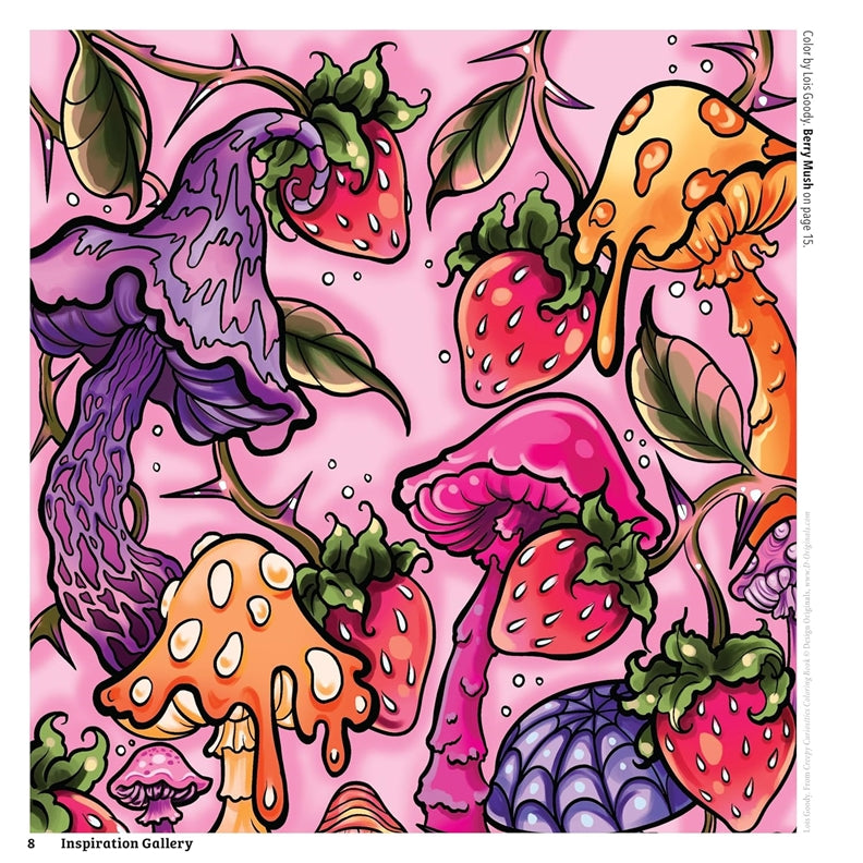 Creepy Curiosities Coloring Book