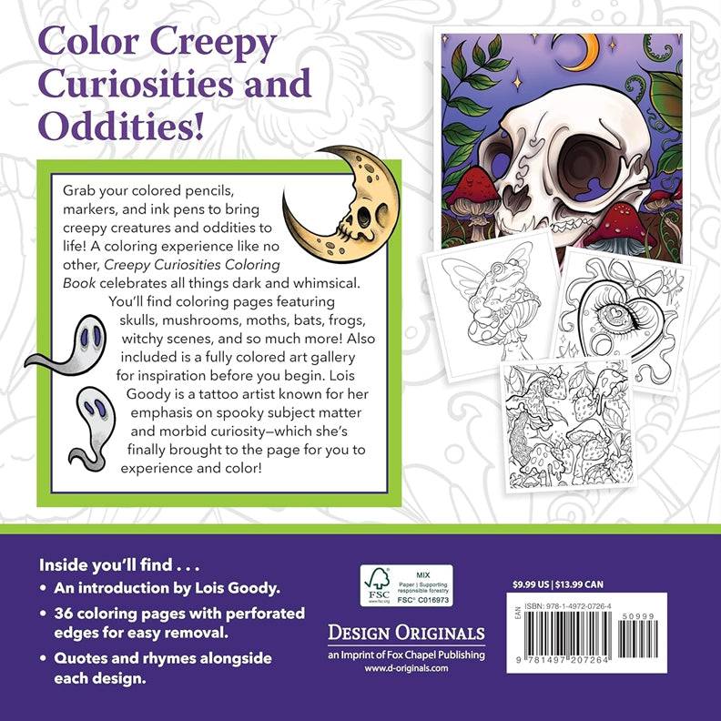 Creepy Curiosities Coloring Book