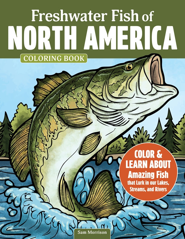 Freshwater Fish of North America Coloring Book