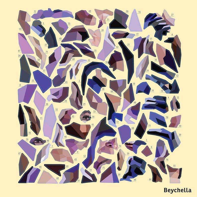 Ultimate Beyonce Sticker Mosaic Art