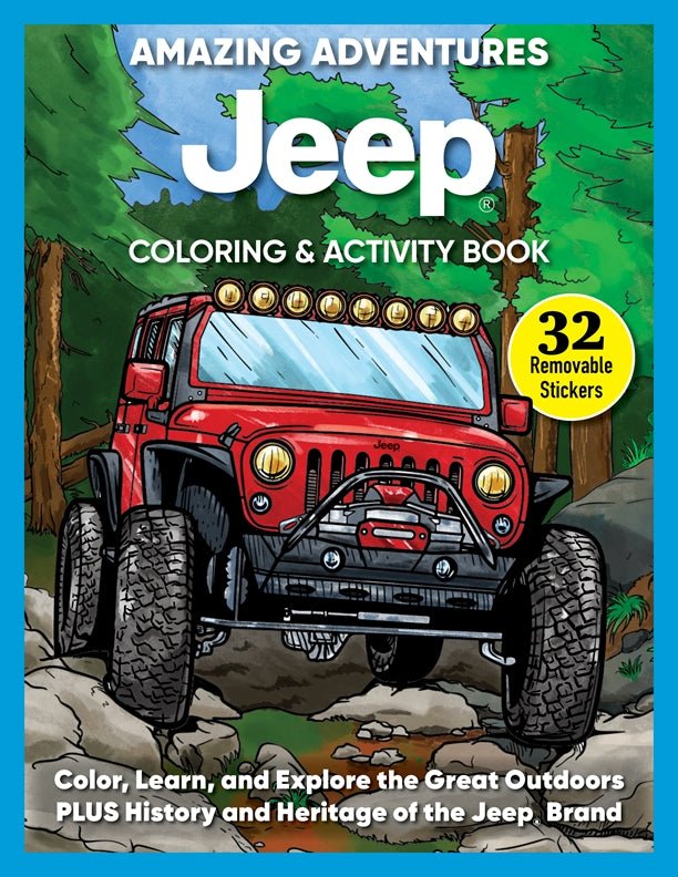 Amazing Adventures Jeep® Coloring & Activity Book - Fox Chapel Publishing Co.