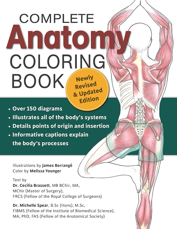 Complete Anatomy Coloring Book, Newly Revised and Updated Edition - Fox Chapel Publishing Co.