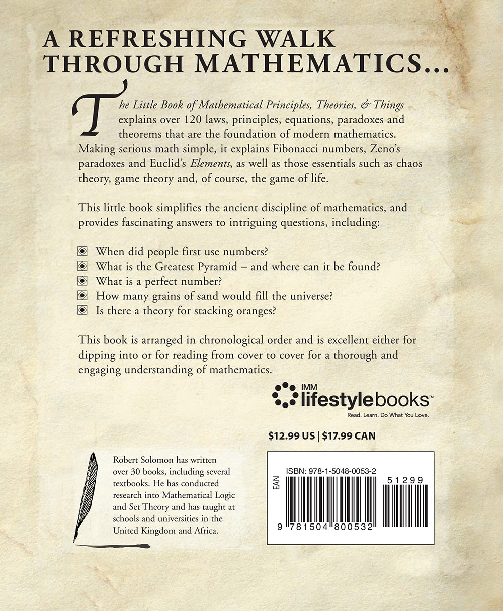 The Little Book of Mathematical Principles, Theories & Things - Fox Chapel Publishing Co.