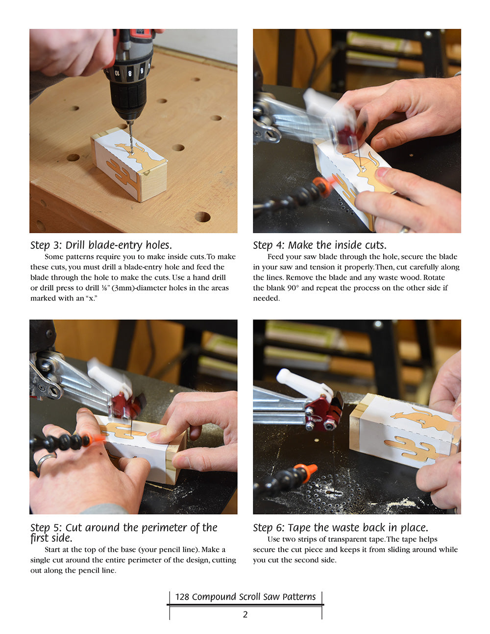 128 Compound Scroll Saw Patterns - Fox Chapel Publishing Co.