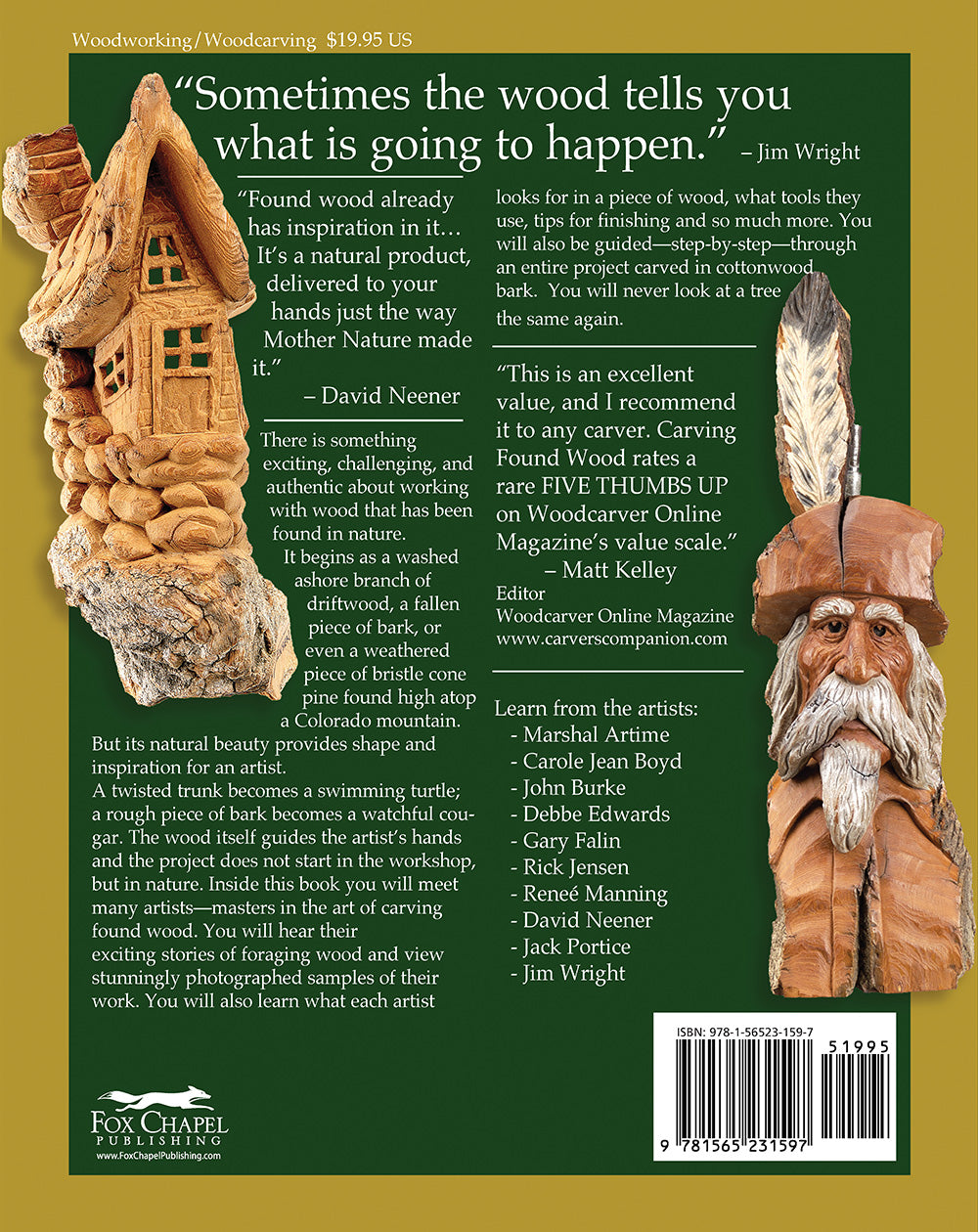 Carving Found Wood - Fox Chapel Publishing Co.
