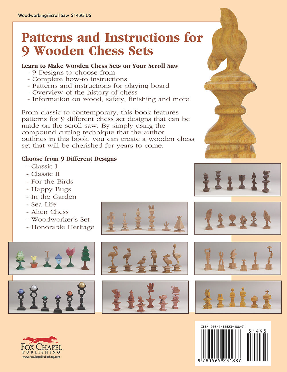 Wooden Chess Sets You Can Make - Fox Chapel Publishing Co.