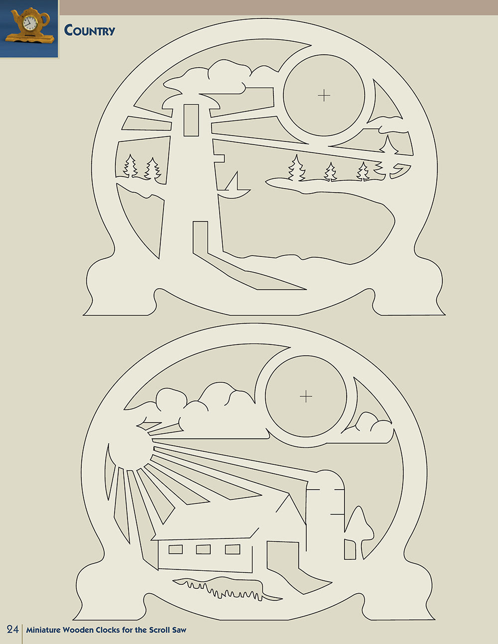 Miniature Wooden Clocks for the Scroll Saw - Fox Chapel Publishing Co.