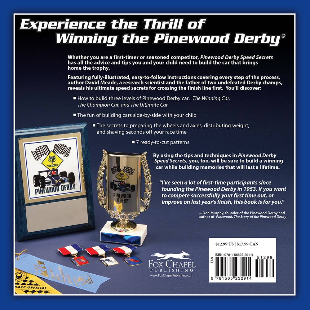 Pinewood Derby Speed Secrets - Fox Chapel Publishing Co.