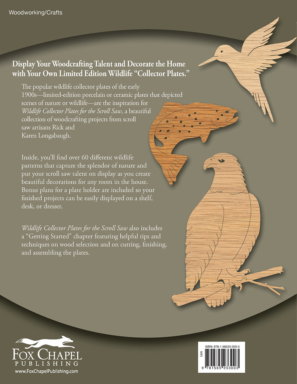 Wildlife Collector Plates for the Scroll Saw - Fox Chapel Publishing Co.